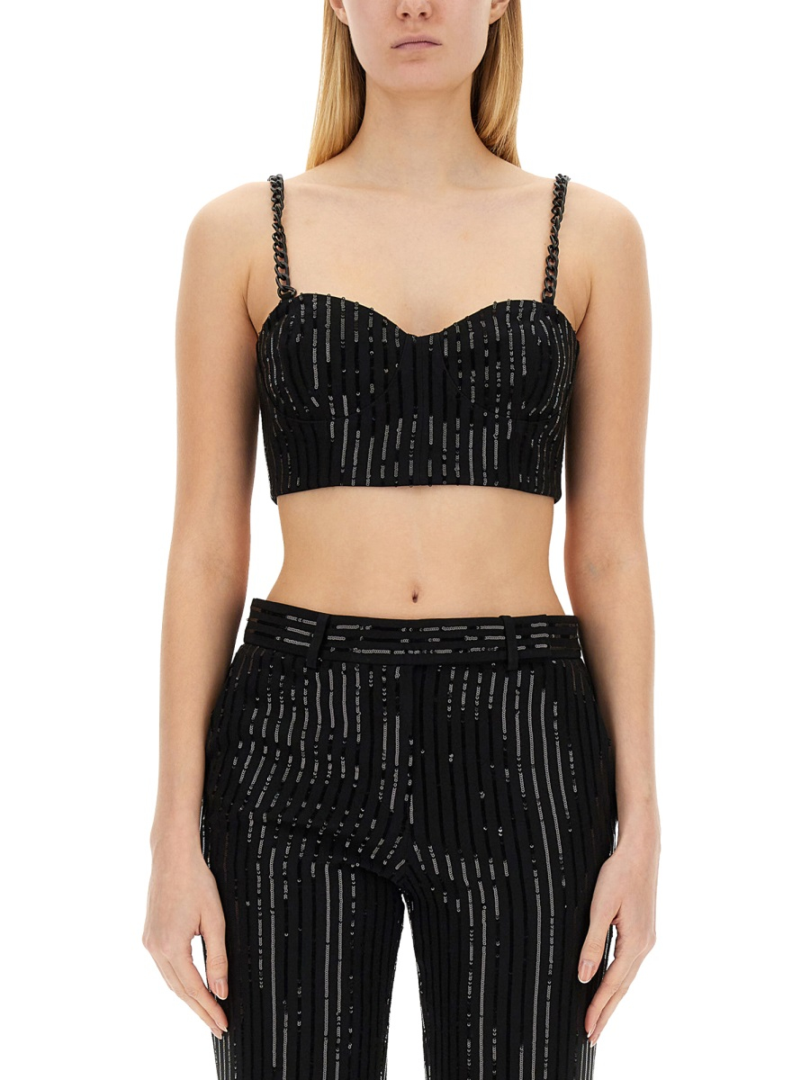 [MICHAEL BY MICHAEL KORS] Tank top FW23 MH340JZENX_001BLACK