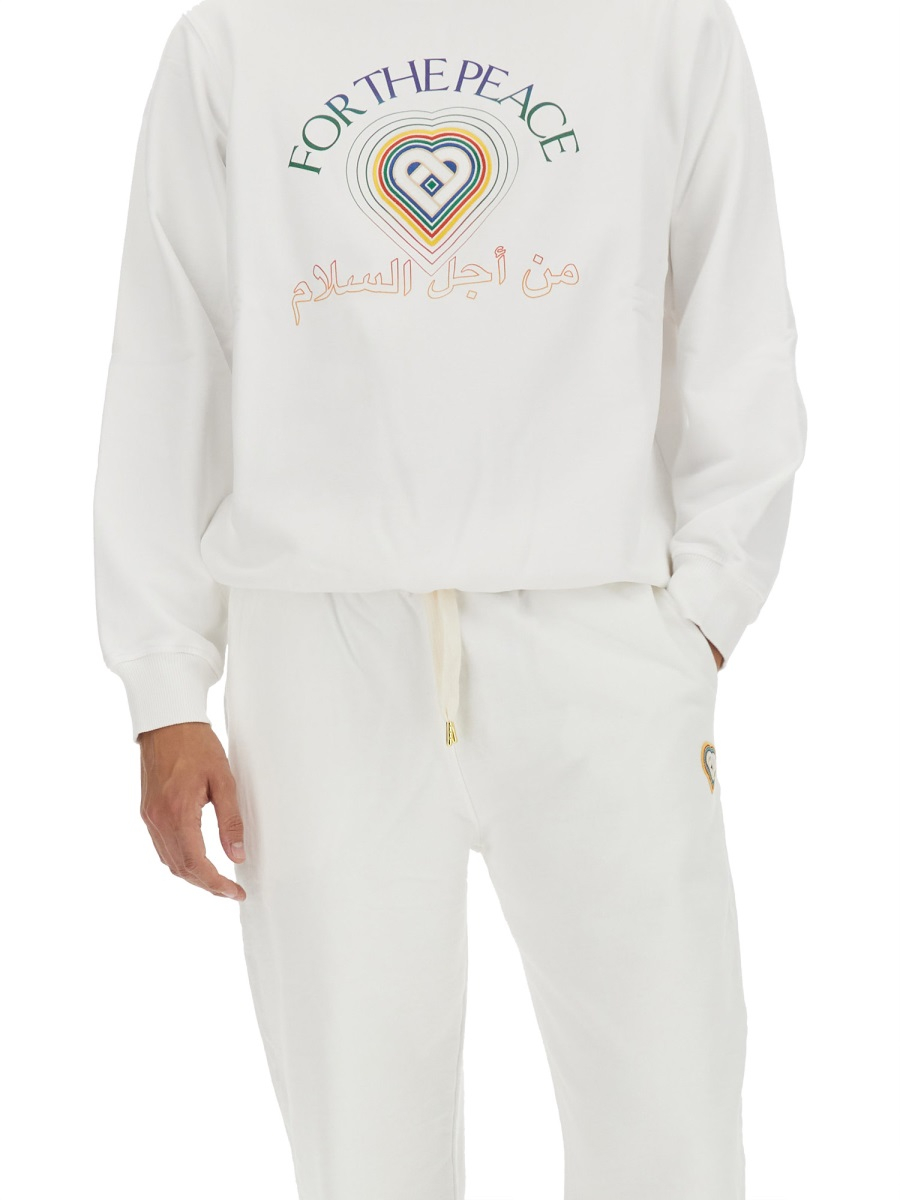 [Casablanca] Sweatshirt FW23 MF23-JTP-001_19WHITE