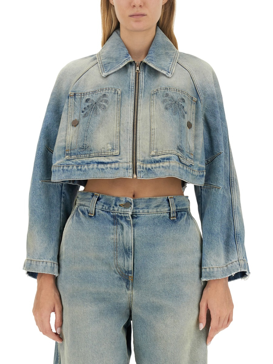 [Palm Angels] Denim Jacket FW23 PWYE034_E23DEN0014040