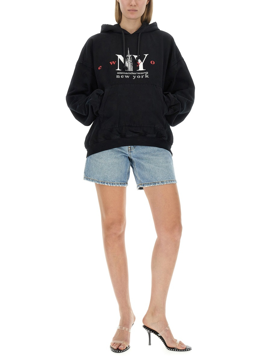 [ALEXANDER WANG] Hoodie FW23 UDC4231611_011
