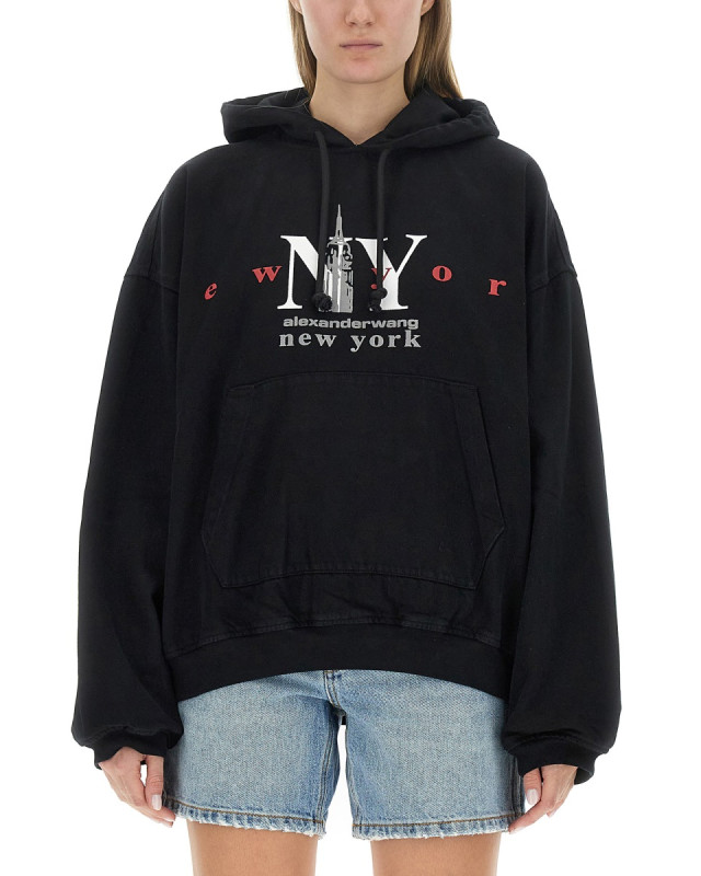 [ALEXANDER WANG] Hoodie FW23 UDC4231611_011