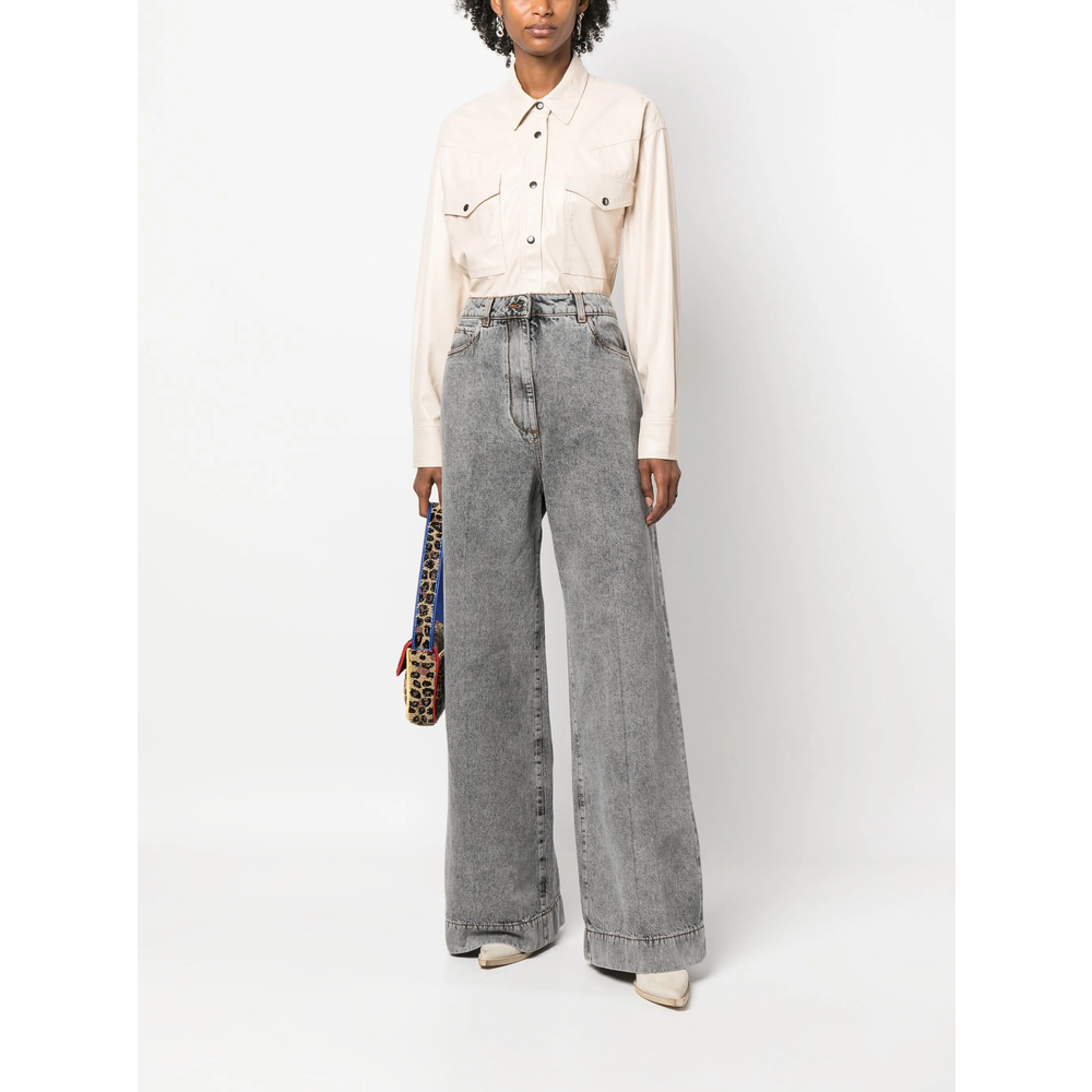 [Marant Etoile] Shirts Long Sleeve FW23 A3B15E CH0001FA 20CK