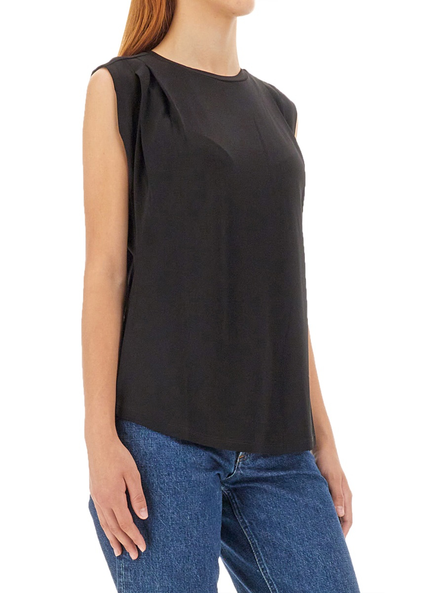 [MICHAEL BY MICHAEL KORS] T-shirts Sleeveless FW23 MF351317AW_001BLACK