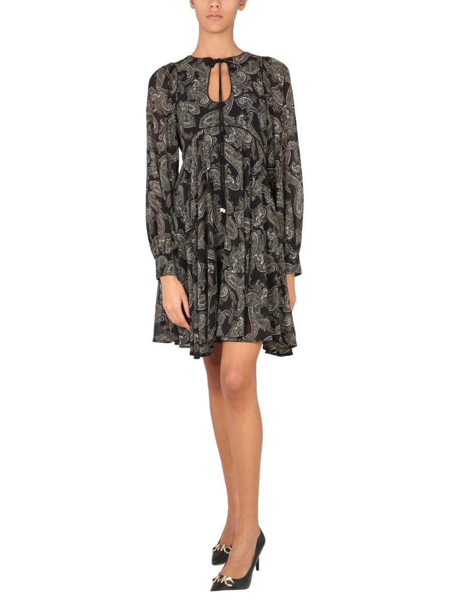 [MICHAEL BY MICHAEL KORS] Long sleeve dress FW22 MF2818O6RV_341OLIVE
