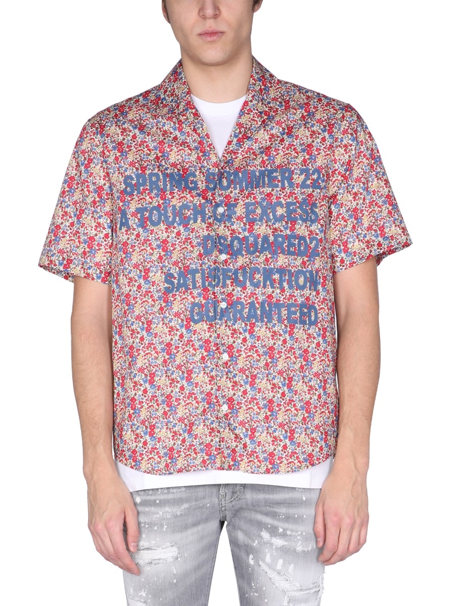 [DSQUARED] Shirts Short Sleeve SS22 S71DM0545_S54551002F