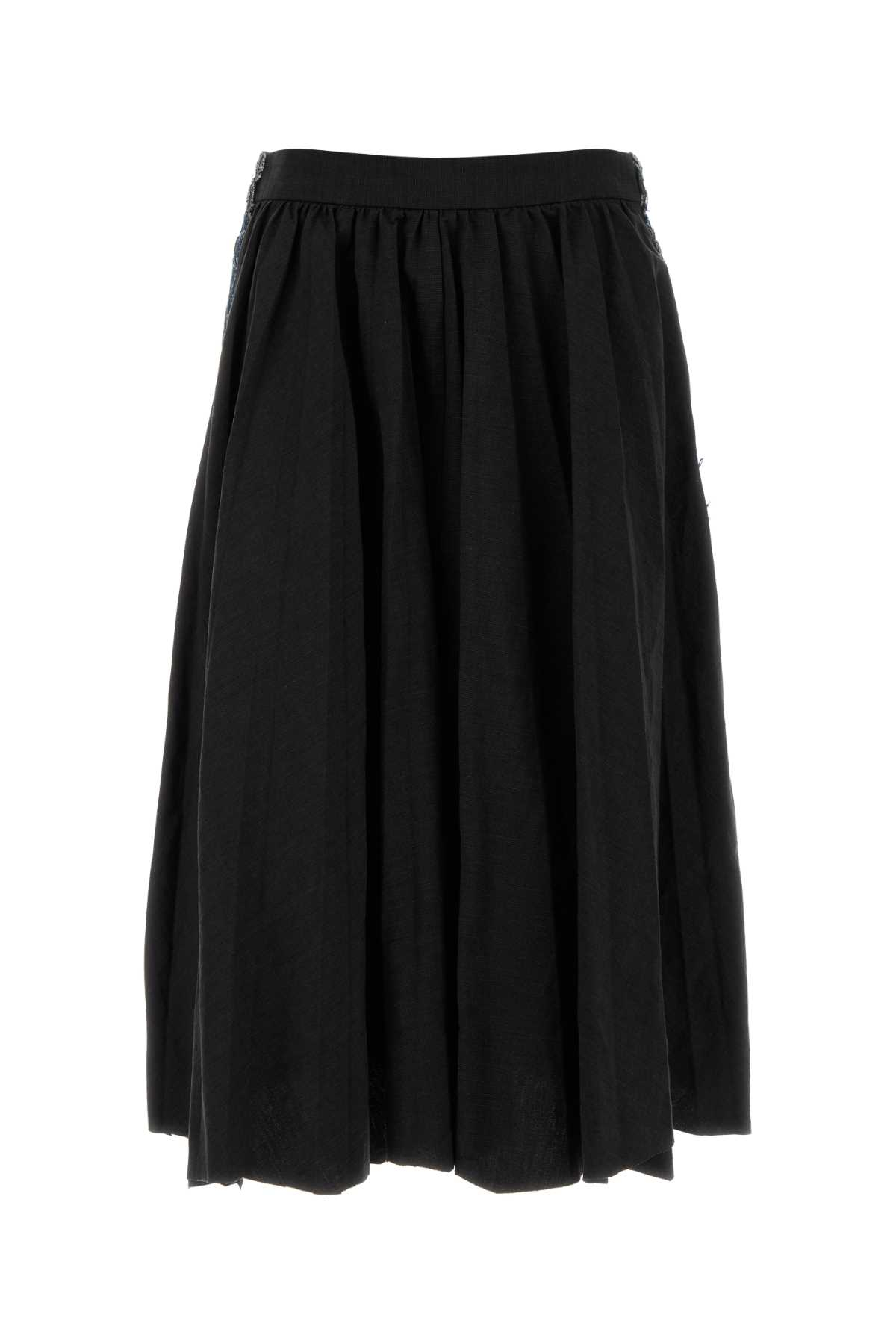 [Balenciaga] Midi skirt FW25 838770TST05 1000