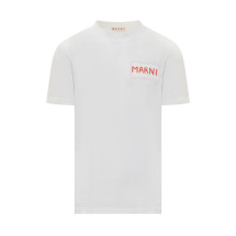 [Marni] T-shirts Short Sleeve FW25 HUMU0198X0UTC446 00W01