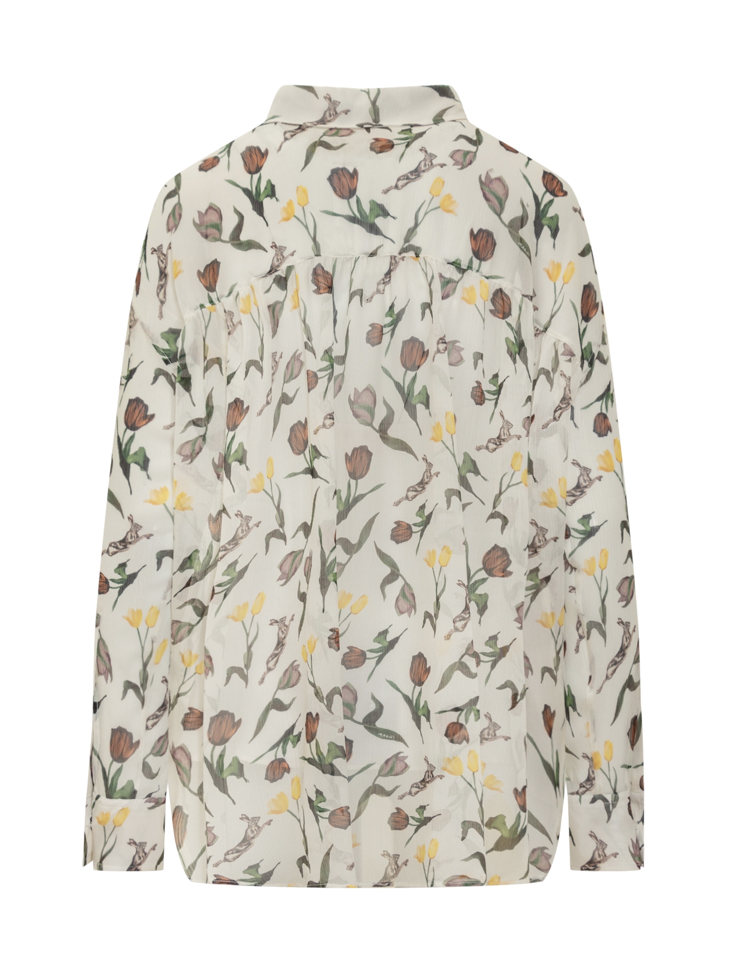 [Marni] Shirts Long Sleeve FW25 CAMA0593V0UTSG34 THW04