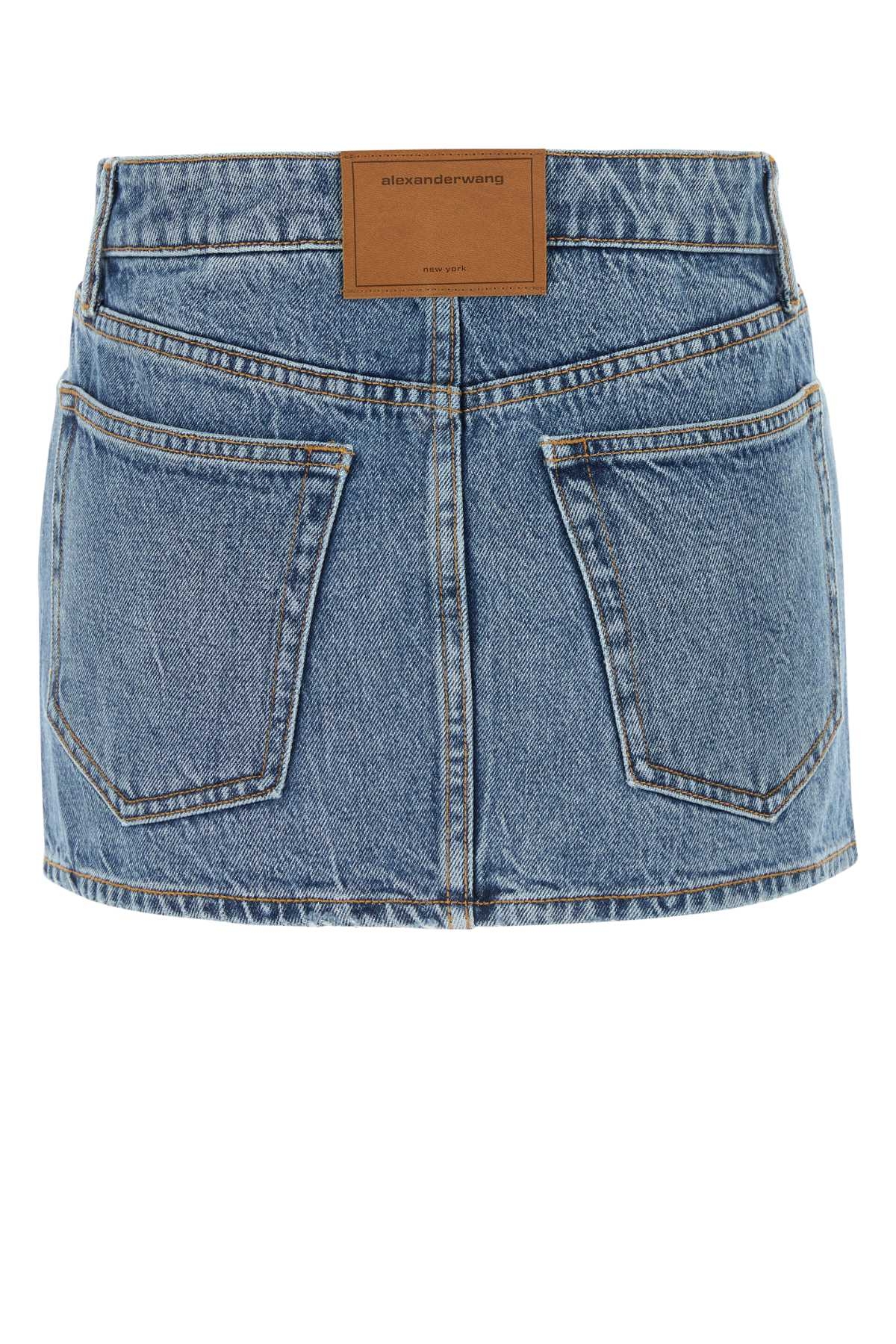 [ALEXANDER WANG] Mini skirt SS25 4DC4245476 473