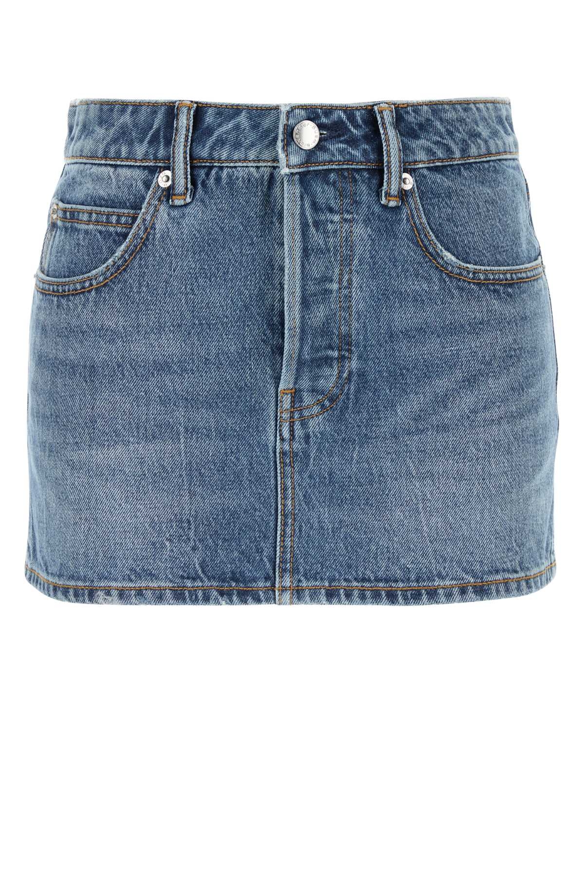 [ALEXANDER WANG] Mini skirt SS25 4DC4245476 473