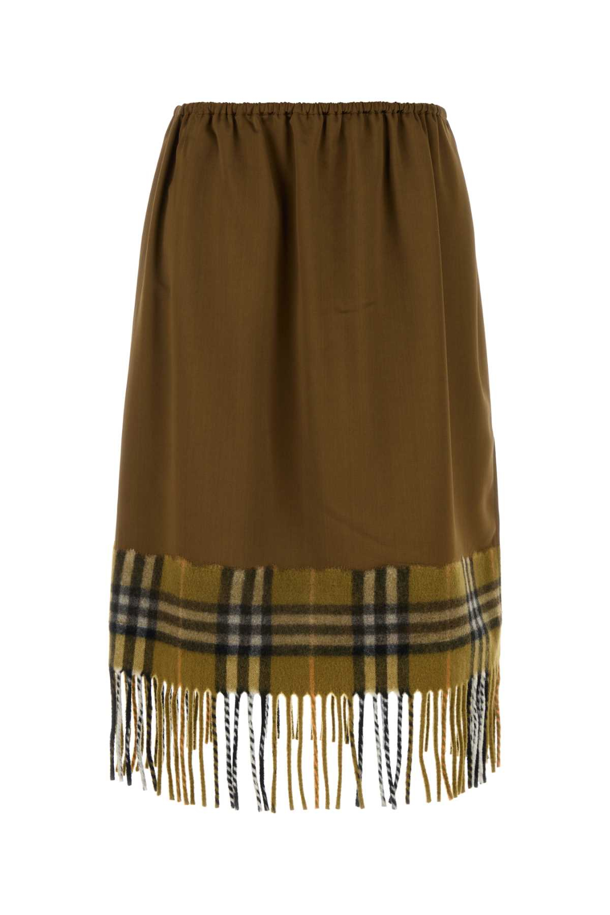 [Burberry] Midi skirt SS25 8098591 C1428