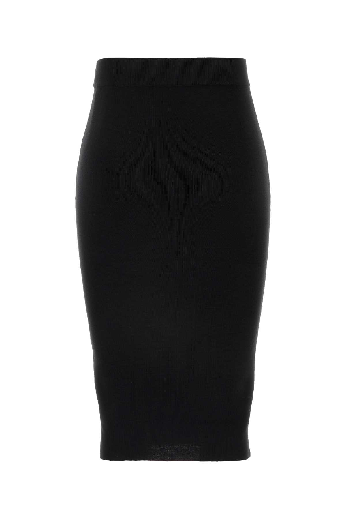 [Saint Laurent] Midi skirt FW24 809129Y76WQ 1000