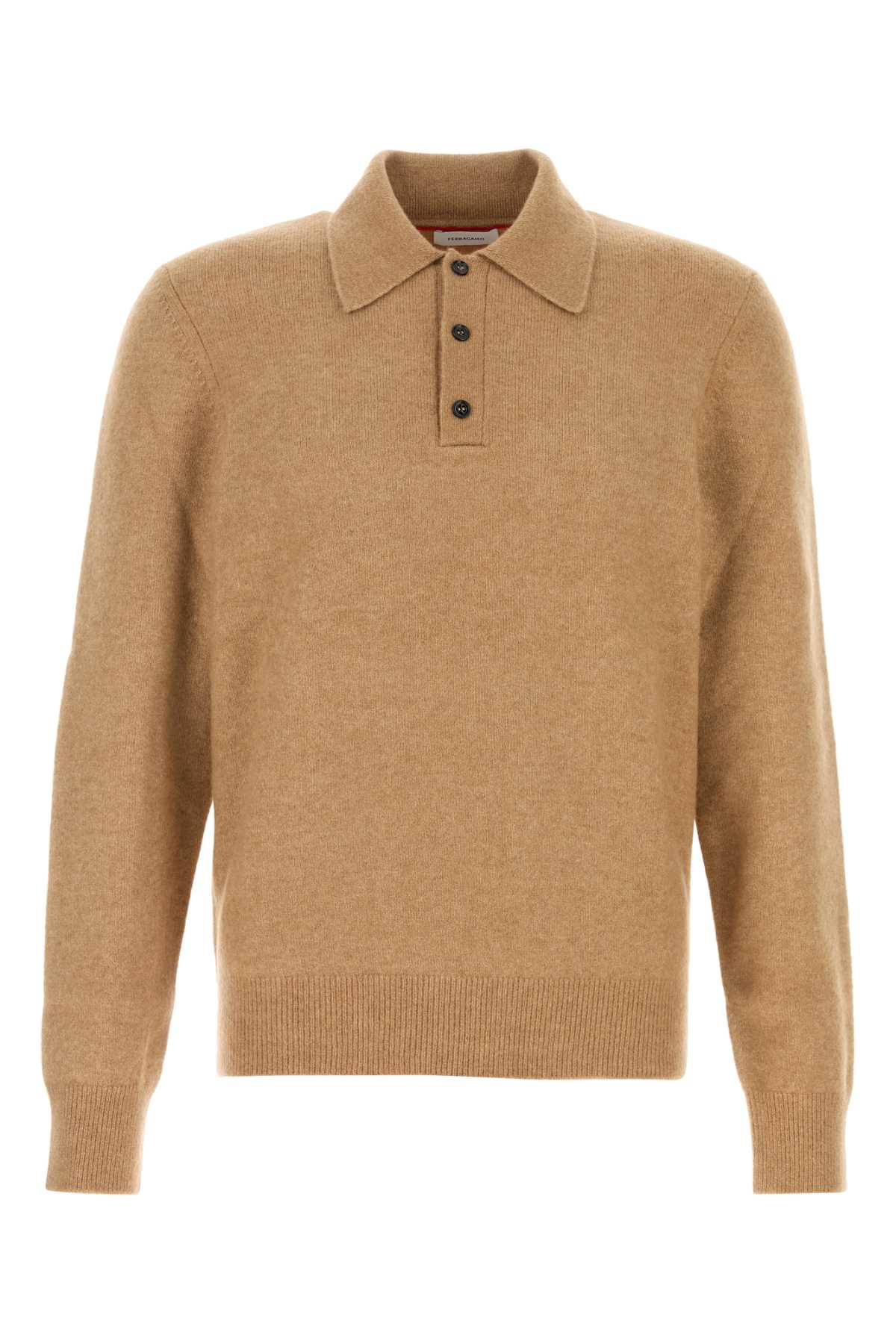 [Salvatore Ferragamo] Shirts Long Sleeve SS25 122556781162 CAMEL