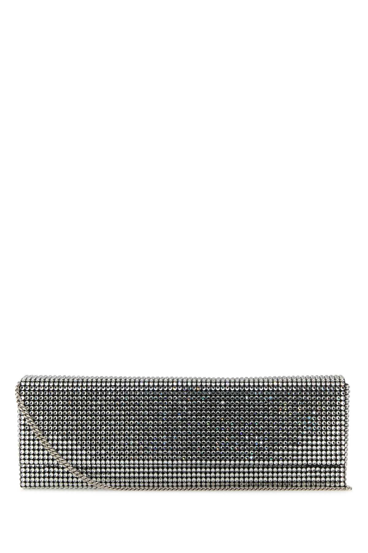 [Amina Muaddi] Clutch bag FW24 PALOMA SATBLASIL