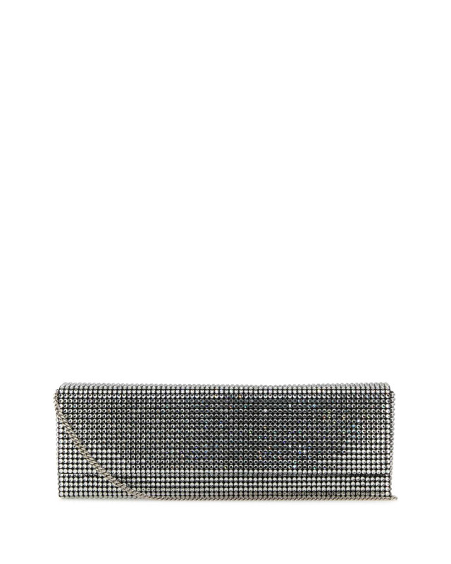 [Amina Muaddi] Clutch bag FW24 PALOMA SATBLASIL