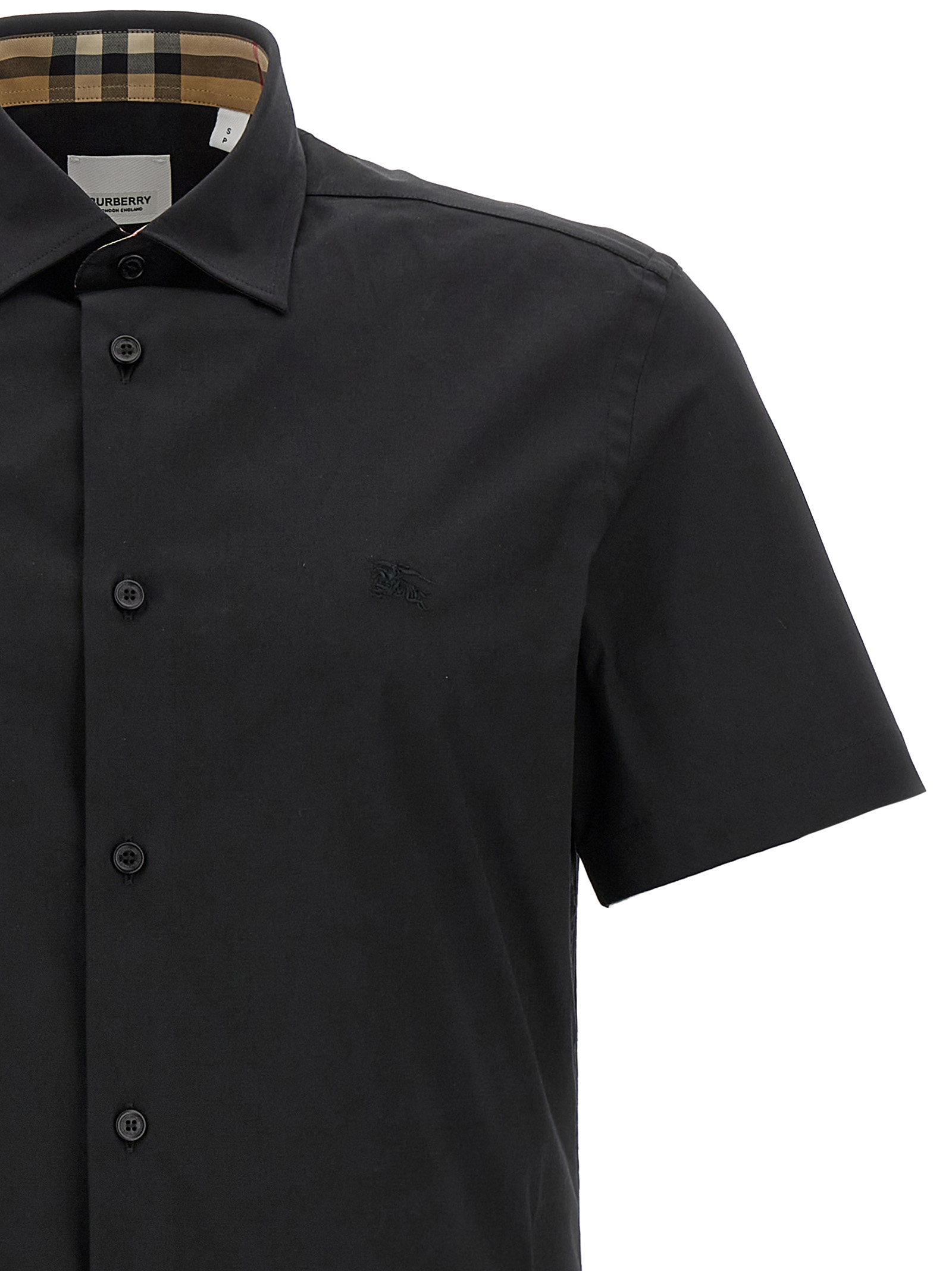 [Burberry] Shirts Short Sleeve FW24 8079596BLACK