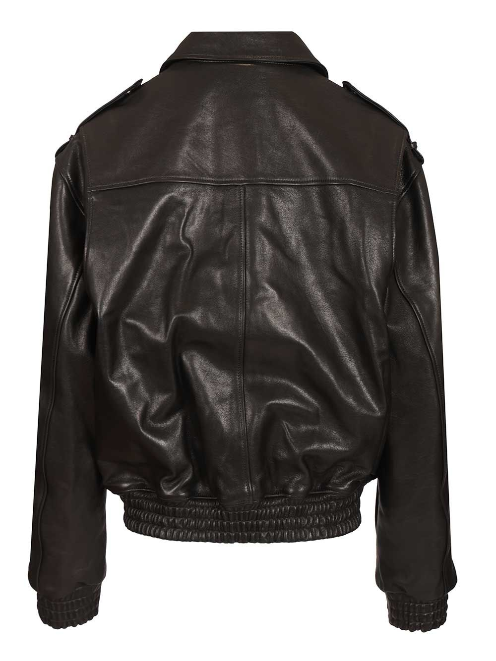 [Arma] Leather Jacket SS26 010L261046.02BLACK