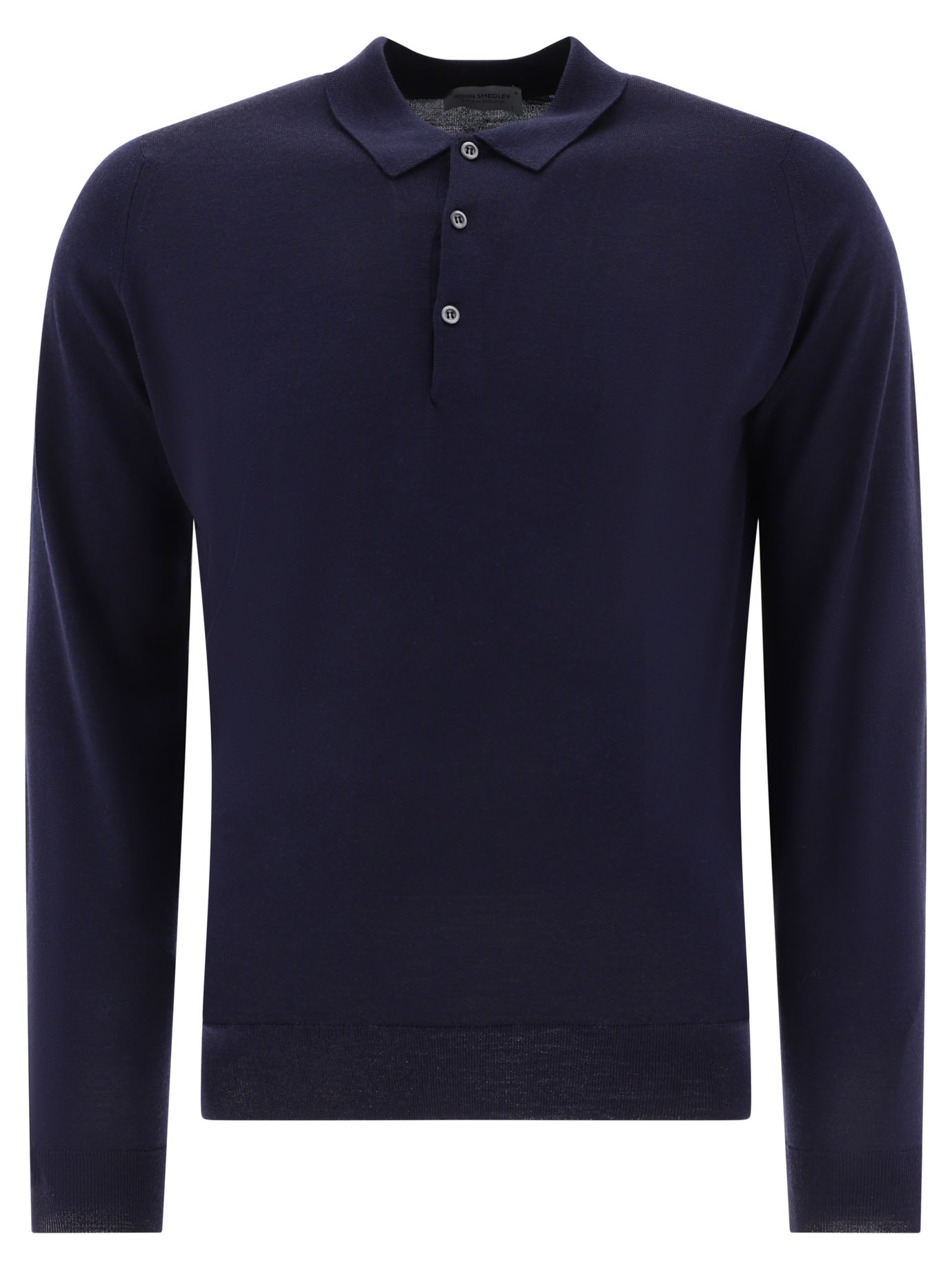 [JOHN SMEDLEY] Shirts Long Sleeve FW25 BELPERMIDNIGHT