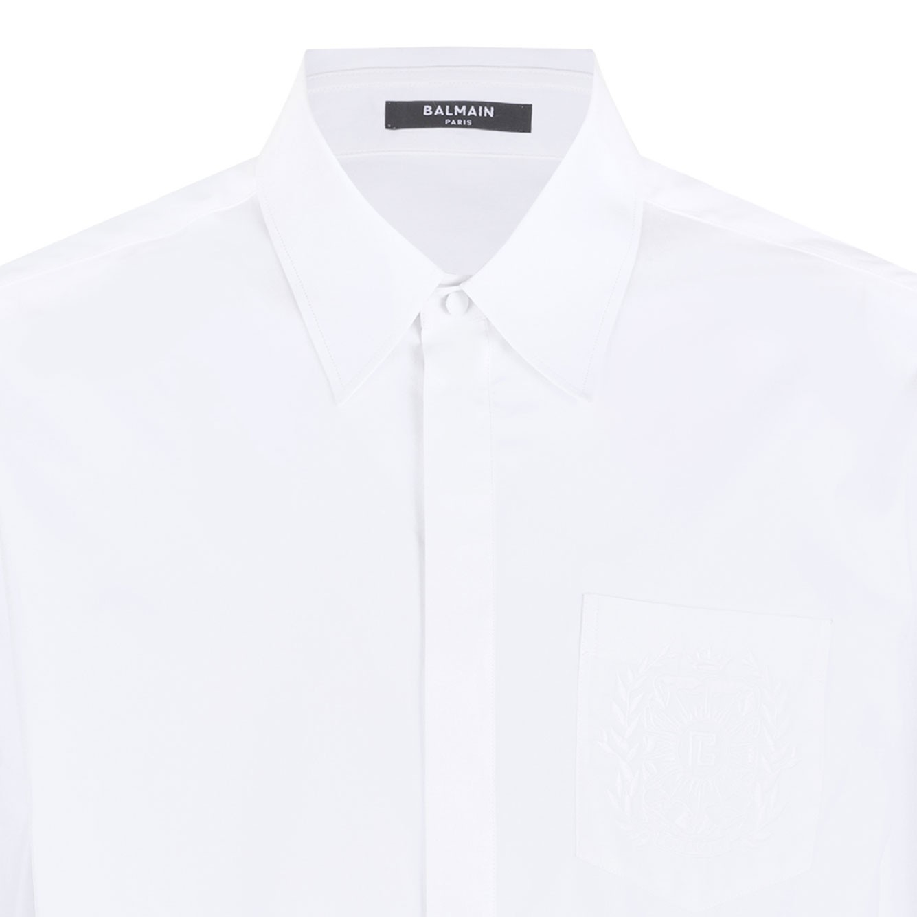 [Balmain] Shirts Long Sleeve FW25 FH1HS480CE48-0FB