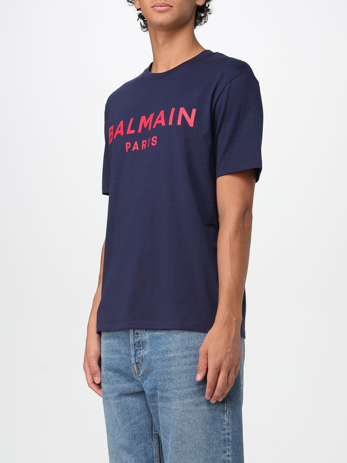 [Balmain] T-shirts Short Sleeve FW25 FH1EG000BB73 SOA