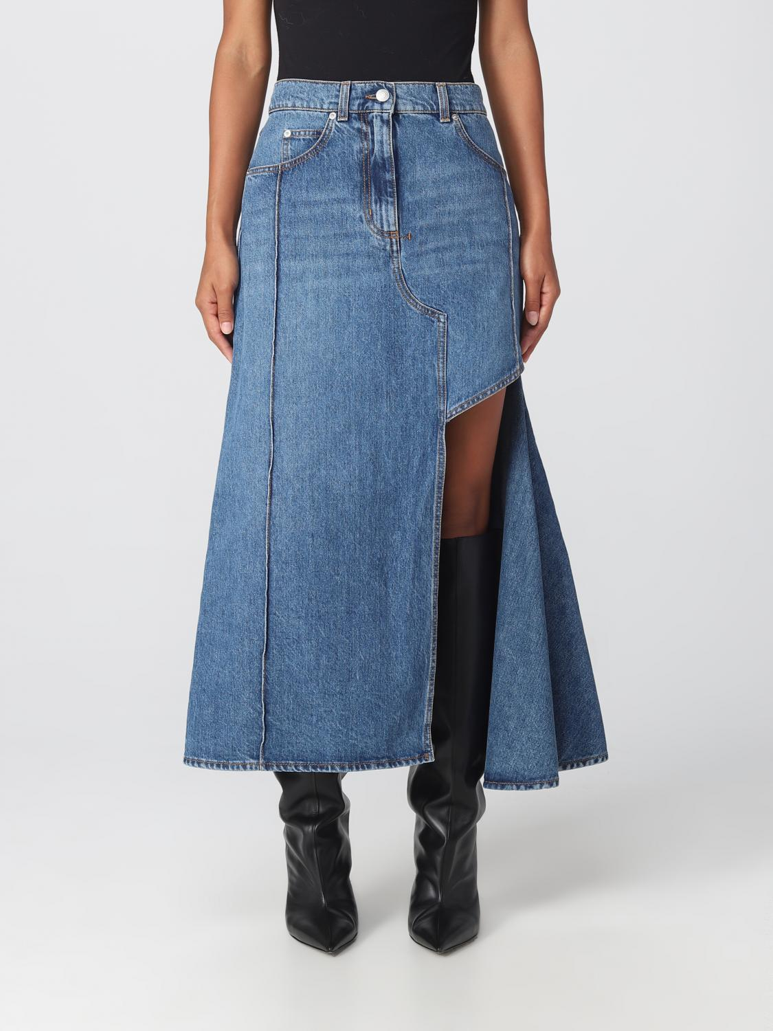 [McQueen] Midi skirt FW25 754828QMACG 4164