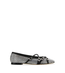 [MACH&MACH] Flat shoes SS25 R25S092710NETB17 BLACK