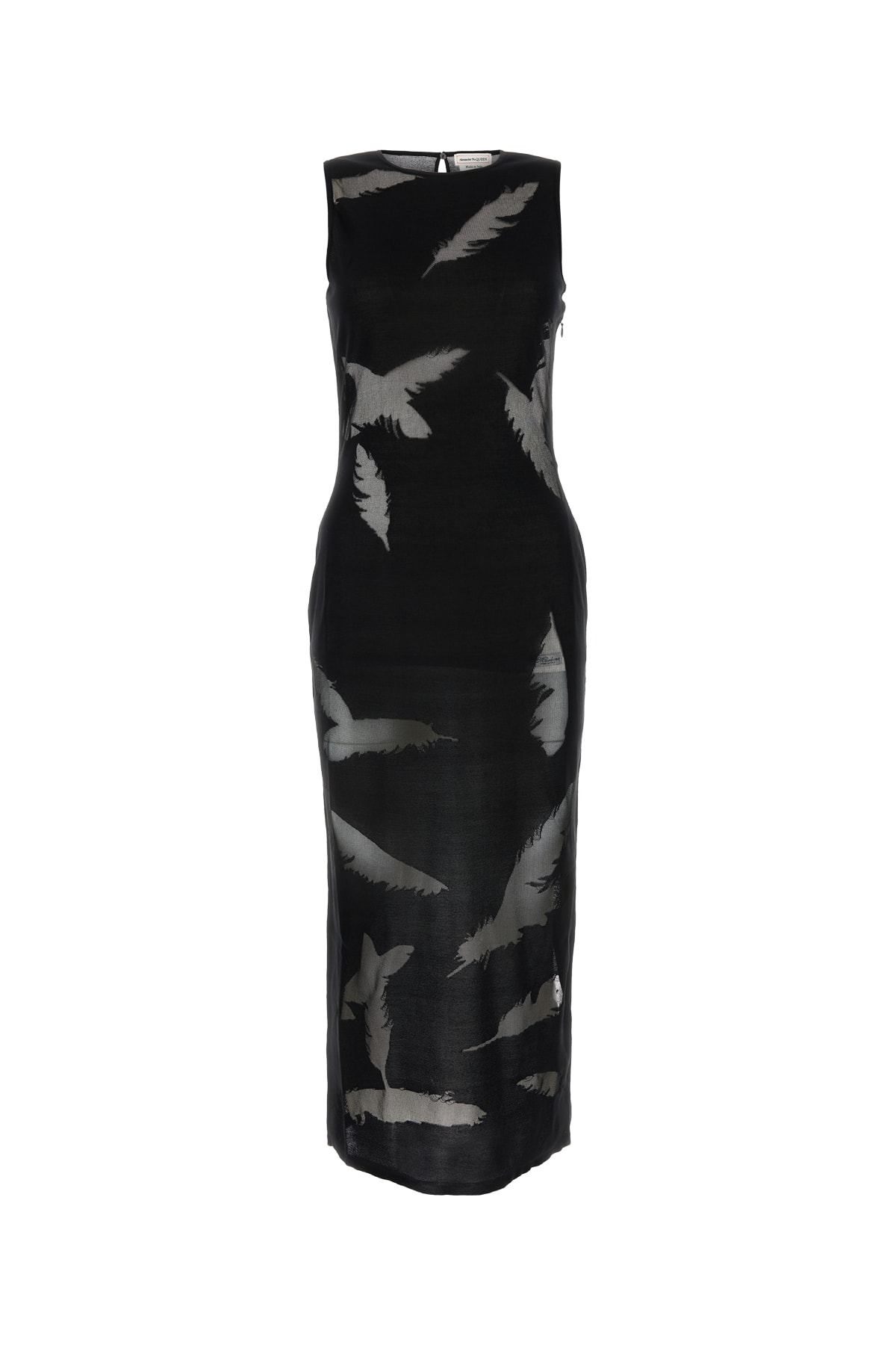 [Alexander McQueen] Sleeveless dress FW24 798376Q1BAV 1000