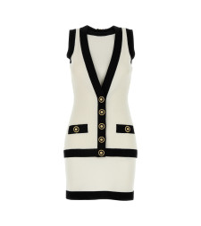 [Balmain] Sleeveless dress SS25 EF1R5086KH88 GAU