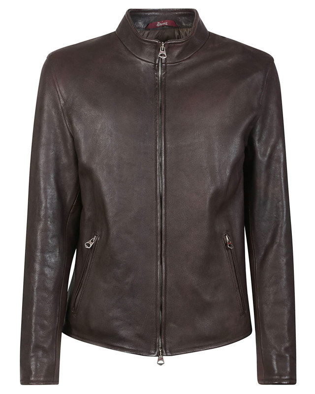 [STEWART] Leather Jacket FW24 GXDU136SPVCAPZF0008C