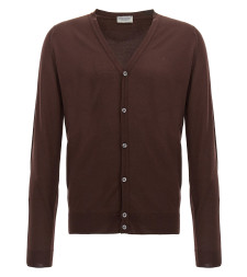 [JOHN SMEDLEY] Cardigan FW24 PETWORTHTRUFFLE