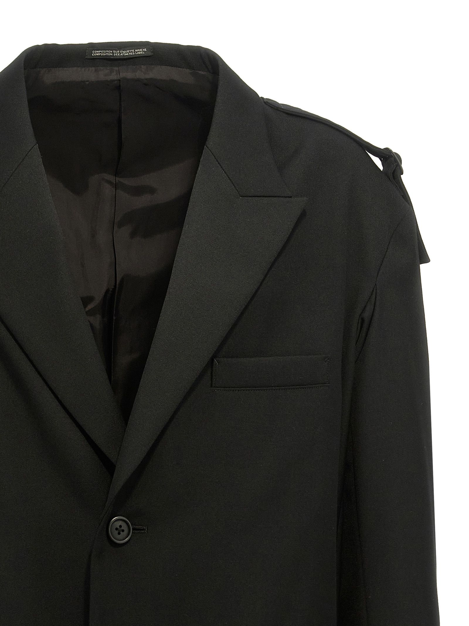 [YOHJI YAMAMOTO] Blazer FW24 HOJ74534BLACK1