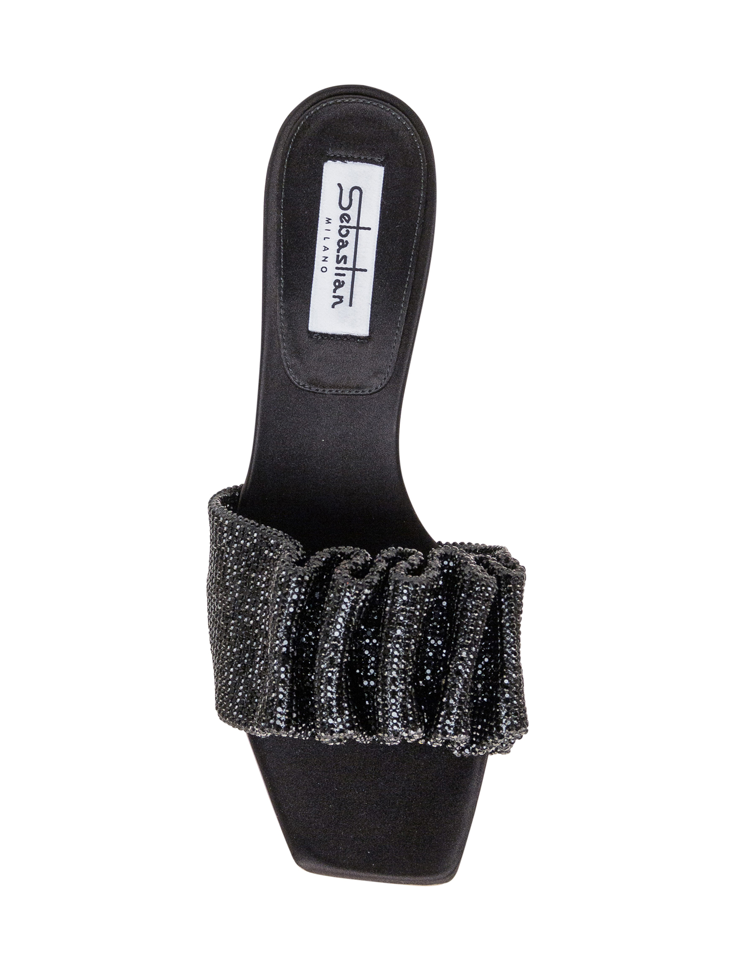 [Sebastian Milano] Sandals FW22 SE1128 BLACKCRYSTAL