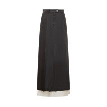 [Peter Do] Long skirt FW23 PDSS23266SE043 BLACK