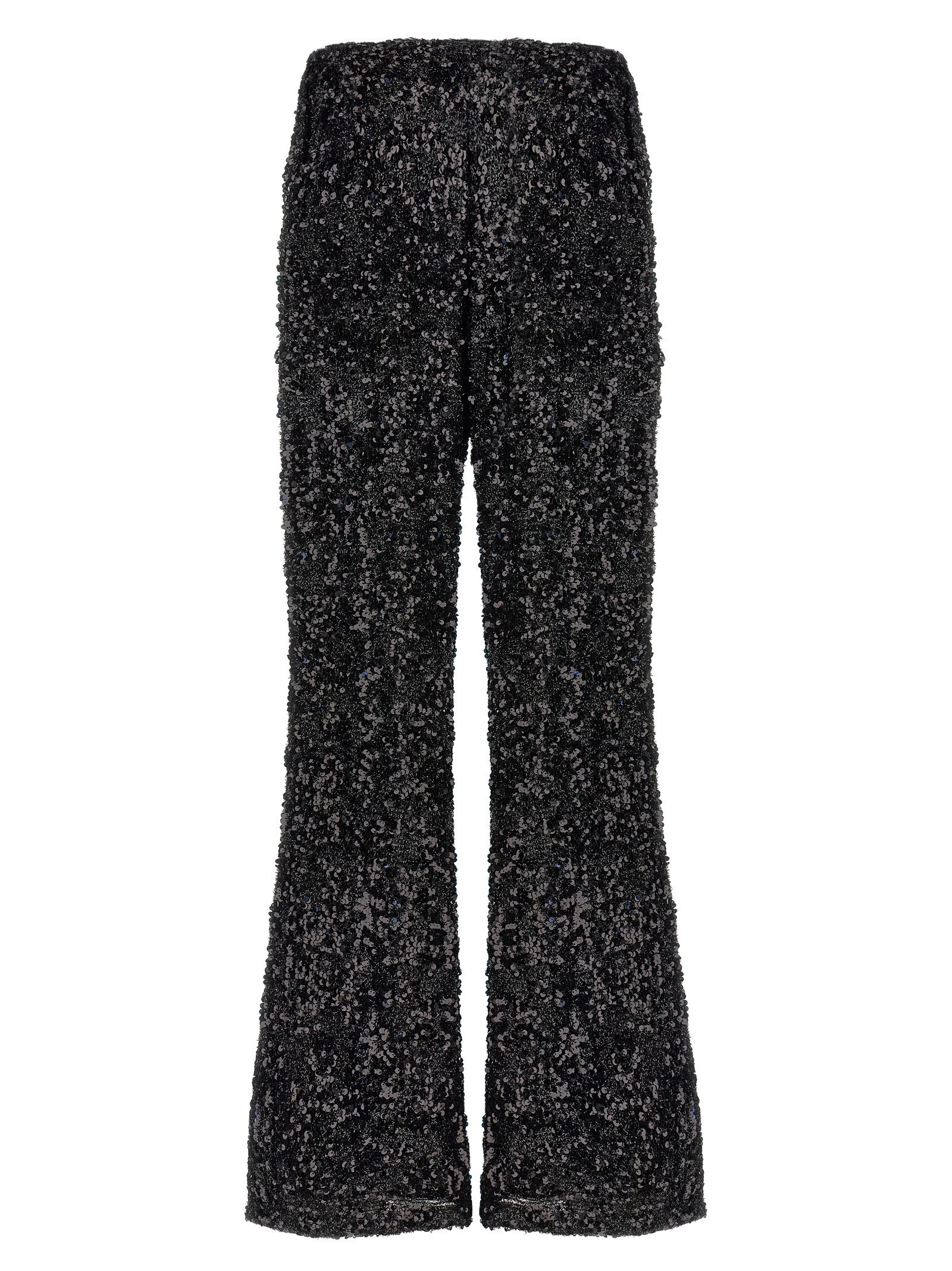 [Le Twins] Trousers FW23 MONIPAILLETTESLUREXNERO