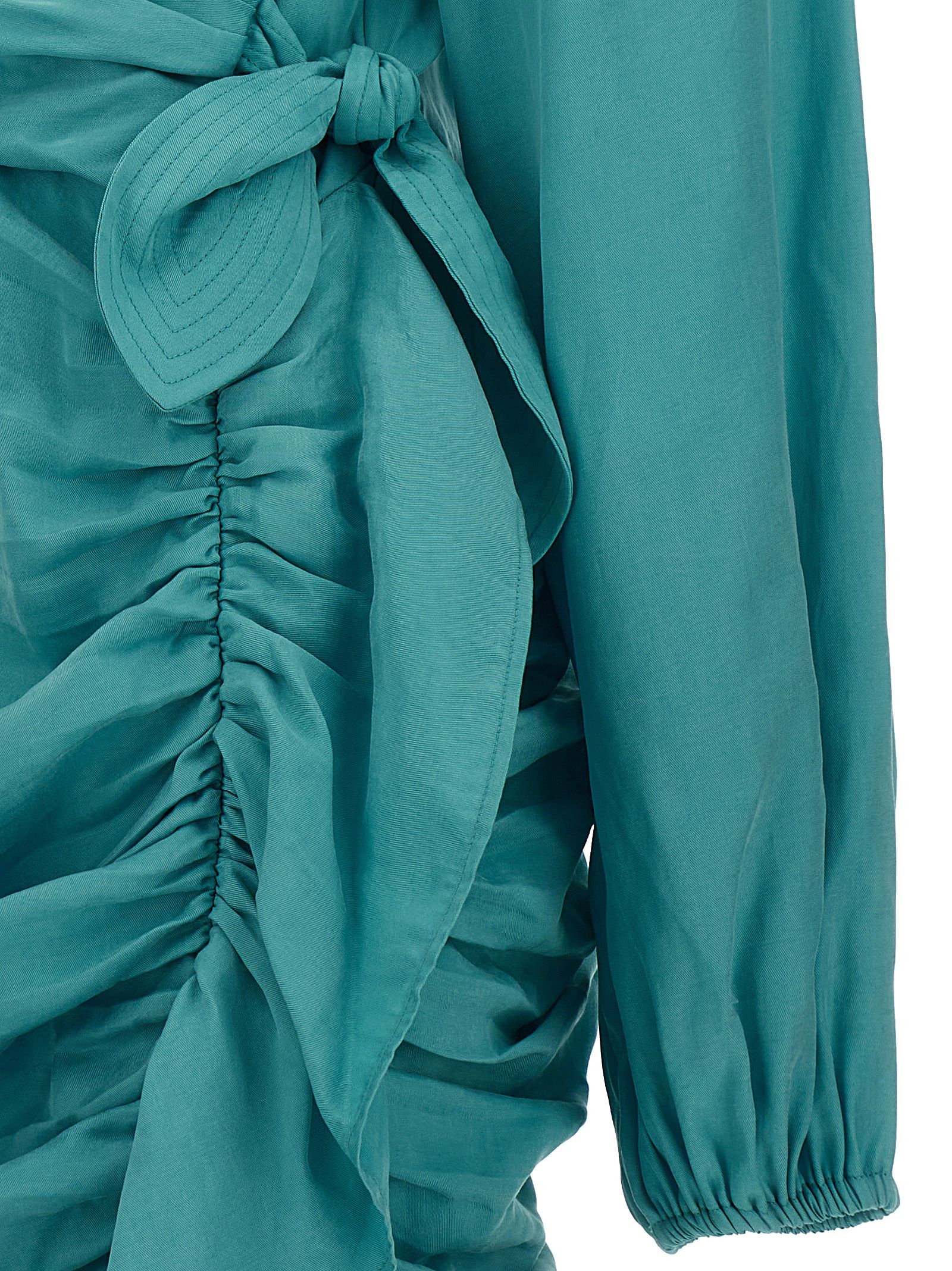 [Ungaro fever] Long sleeve dress SS23 US3D16LAGOON