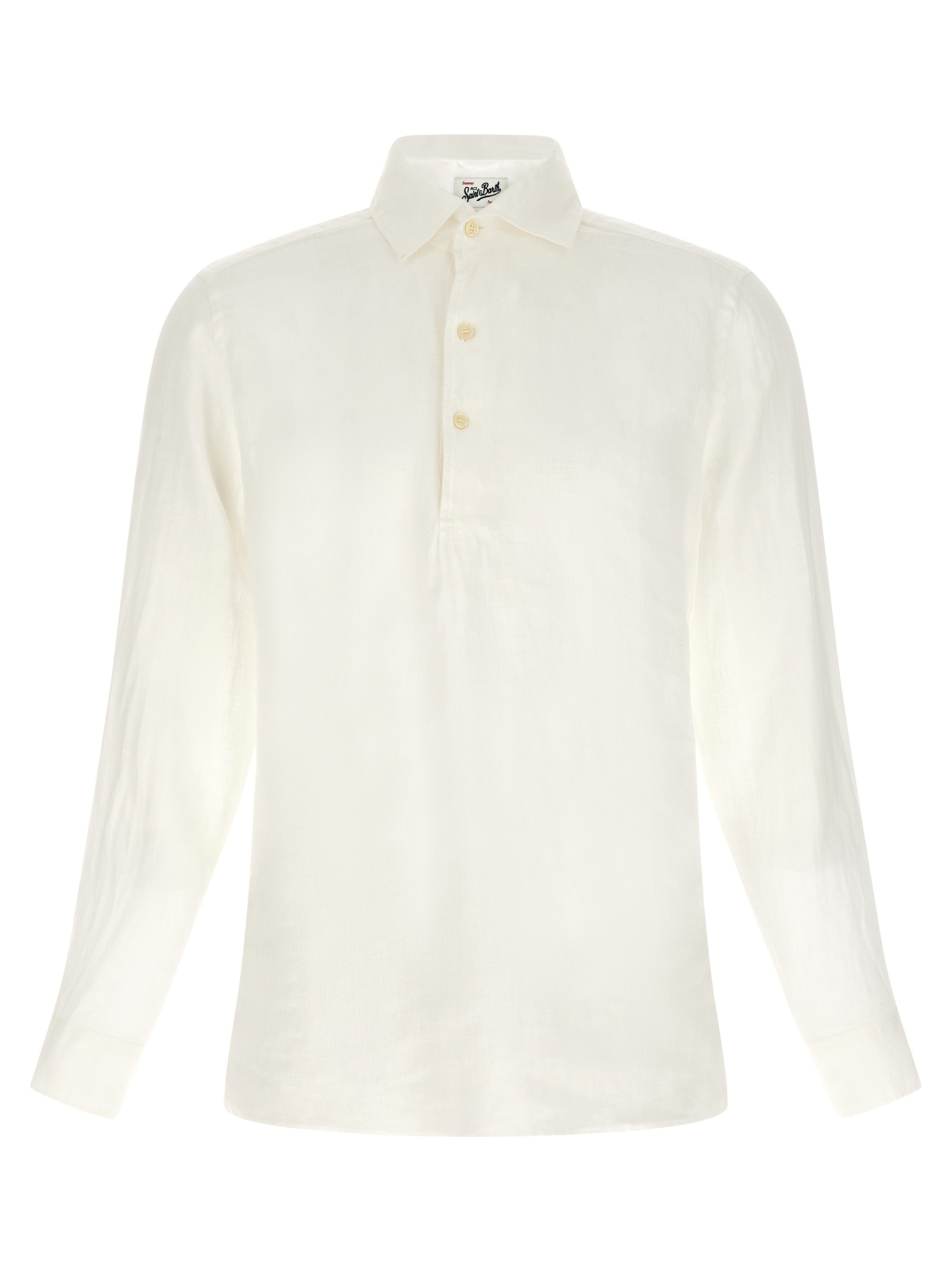 [MC2 Saint Barth] T-shirts Long Sleeve SS26 RAPHAELPOLOLONGLINEN01WHITE