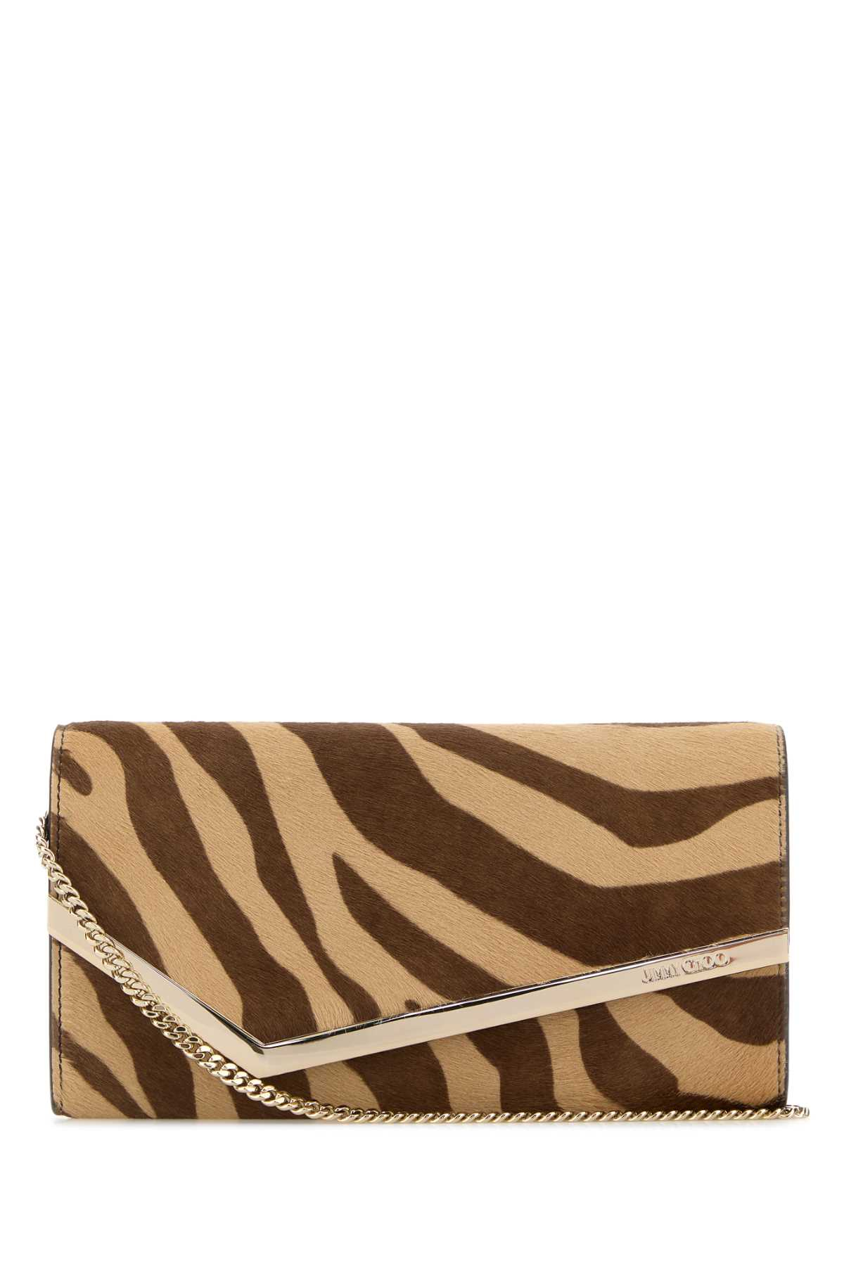 [Jimmy Choo] Clutch bag FW25 EMMIEZNC NATLIGGOL
