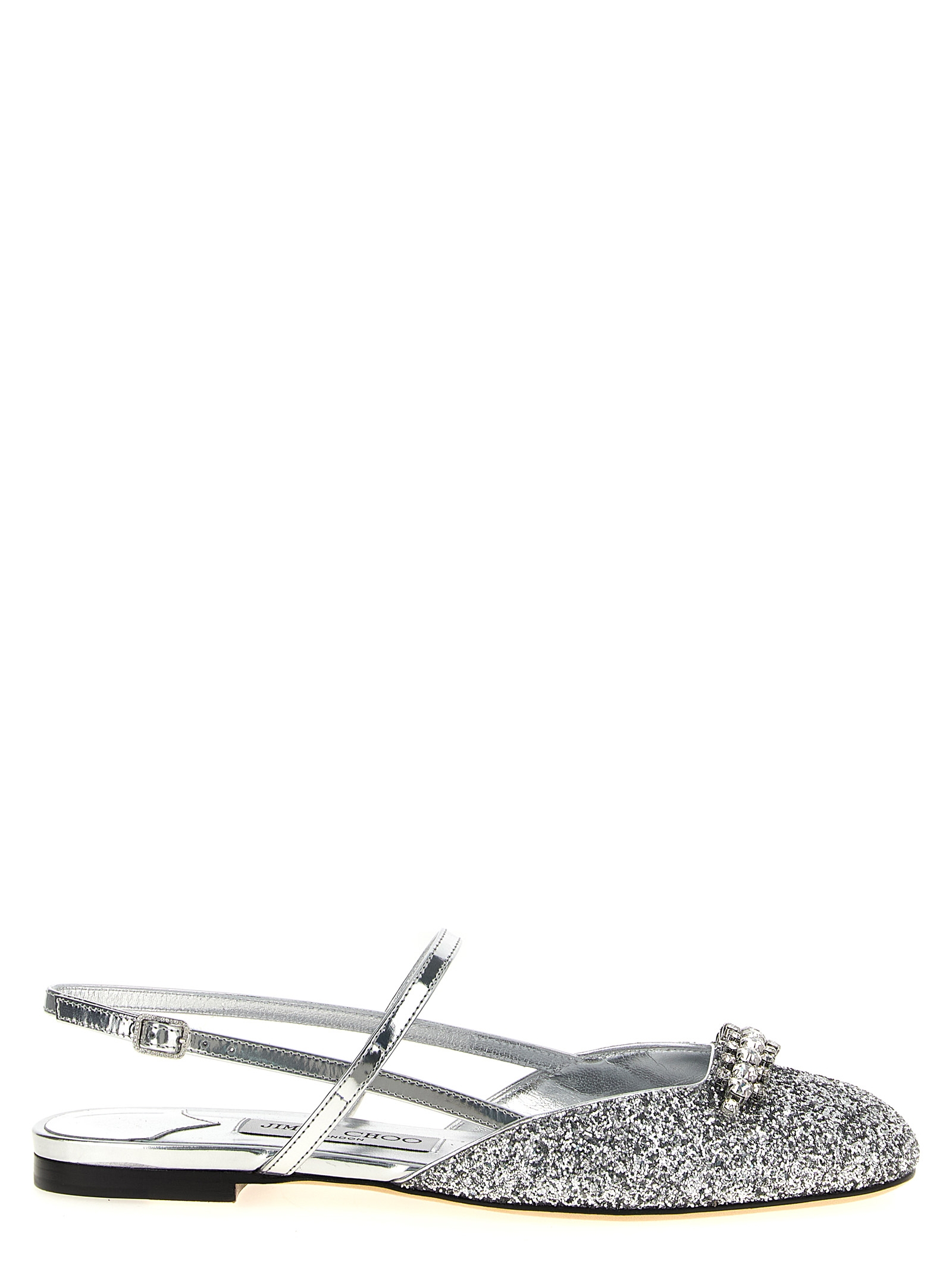 [Jimmy Choo] Flat shoes FW25 BELINDASBFLATJDPSILVER