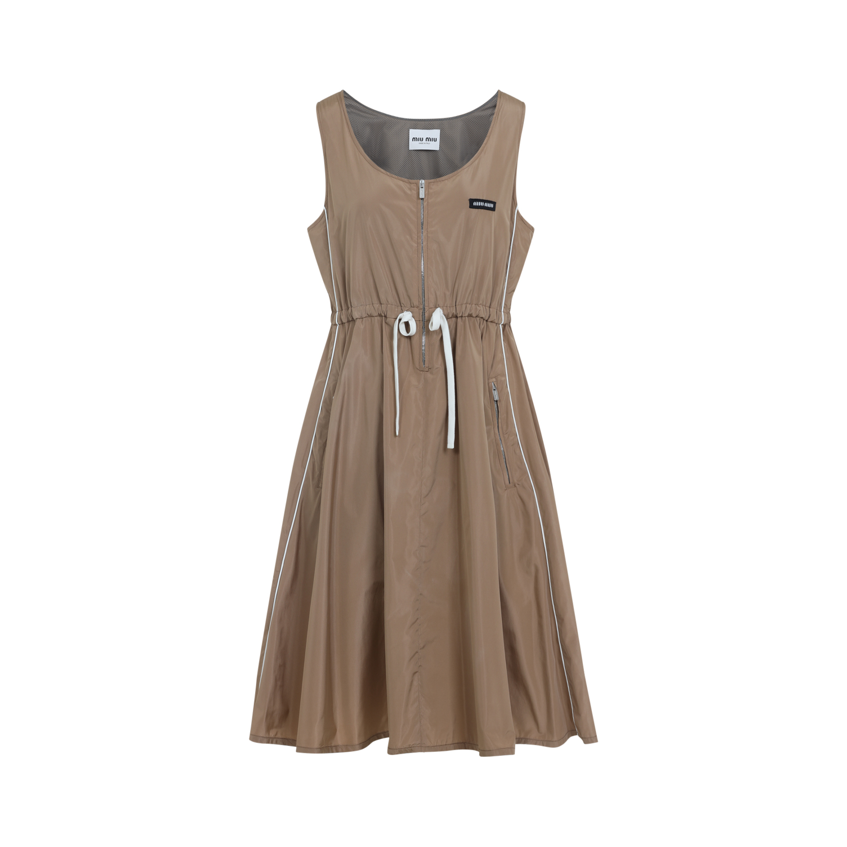 [Miu Miu] Sleeveless dress FW25 MF5873SOOO.121G