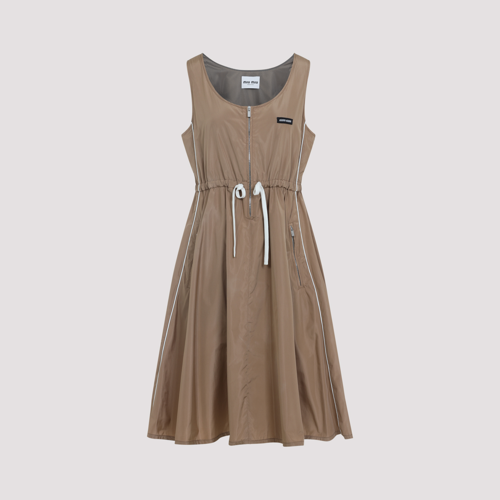 [Miu Miu] Sleeveless dress FW25 MF5873SOOO.121G