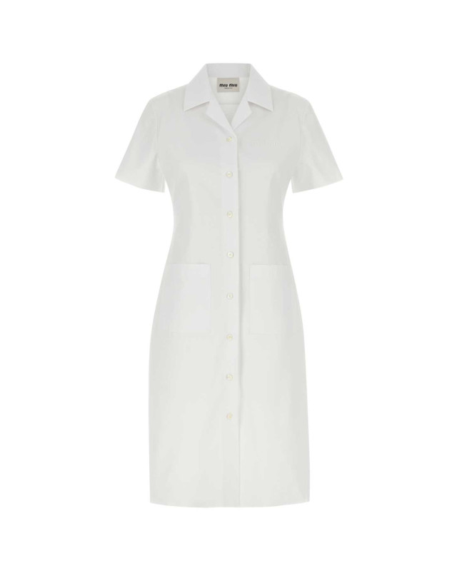[Miu Miu] Short sleeve dress FW24 MF5568SOOO15T9 F0009