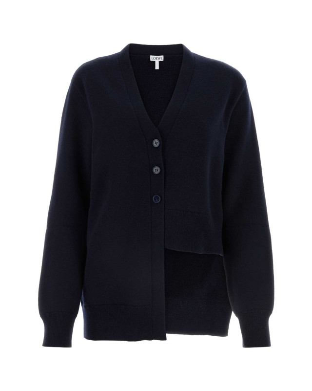 [Loewe] Cardigan SS24 S359Y16K61 DARKNAVY