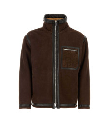 [Fendi] Leather Jacket FW23 FM0222AO9M F0BBK