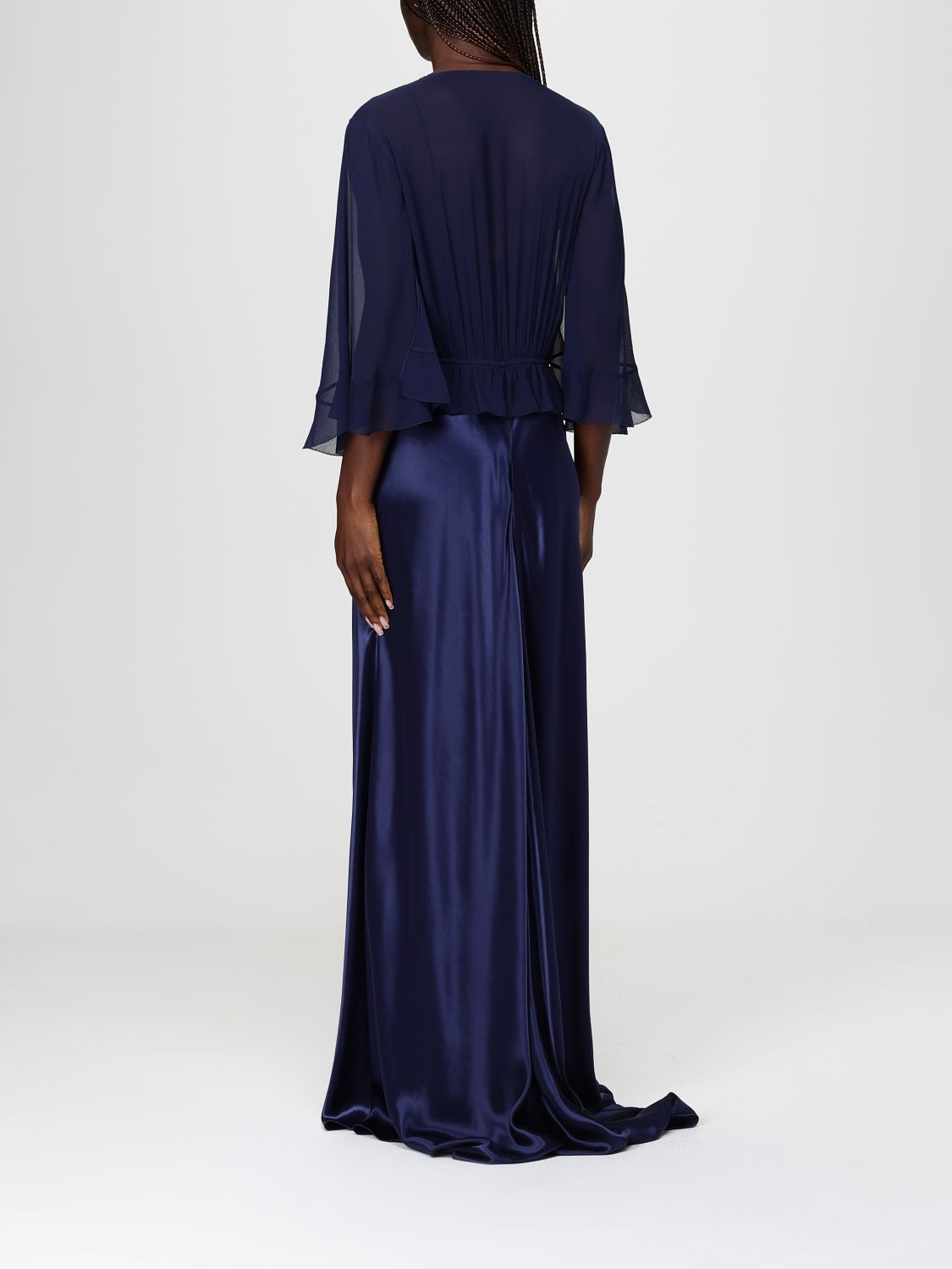 [Alberta Ferretti] Long sleeve dress SS26 04061627 0290