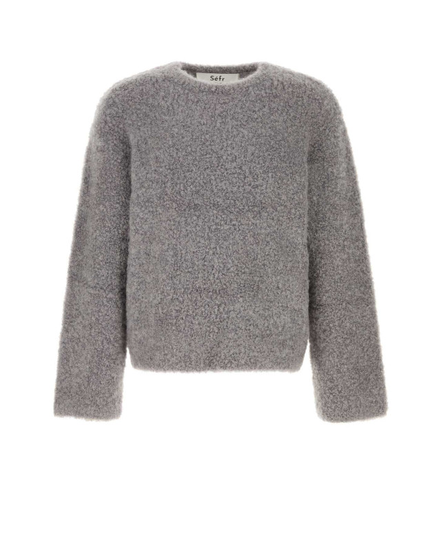 [Sefr] Knitwear FW25 FW25JERMAINEFUZ FUZZYBOUCLE
