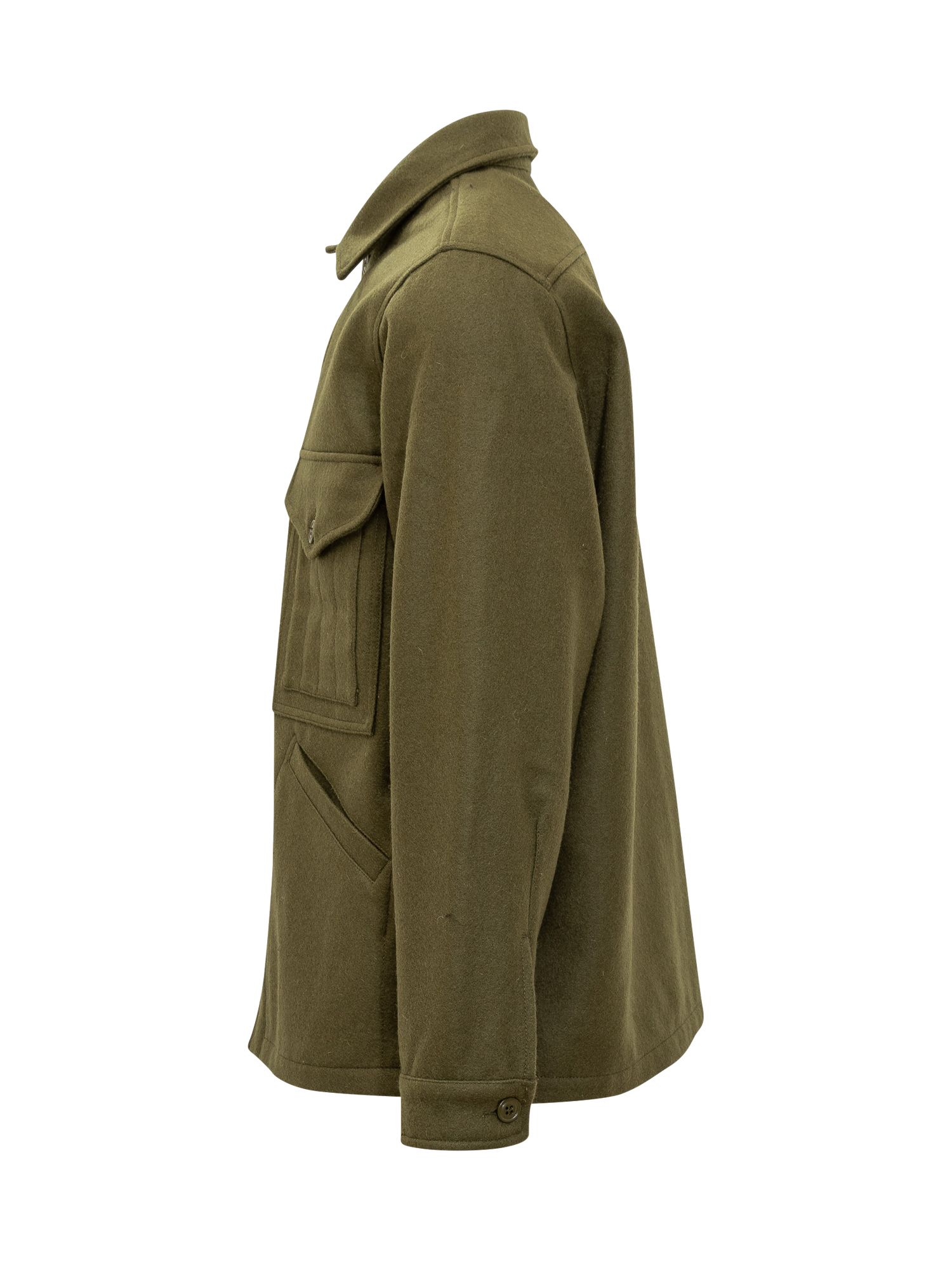 [Manifattura Ceccarelli] Casual Jacket FW25 7079QR MILITARY GREEN