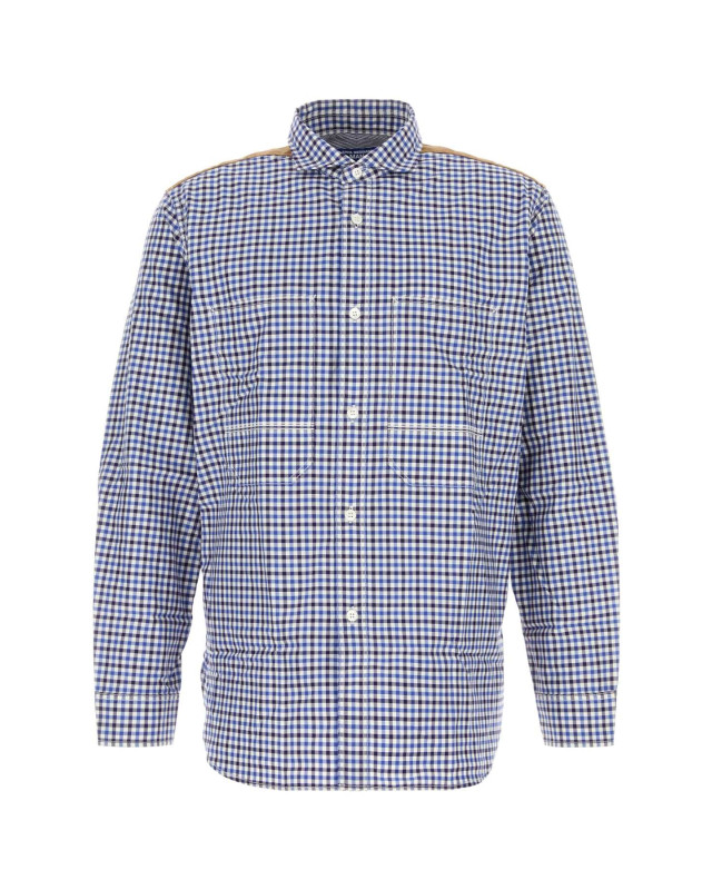 [Junya Watanabe] Shirts Long Sleeve FW25 WPB013W25 WHBLNV X RD