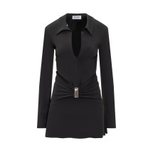 [The Attico] Long sleeve dress FW25 251WCA00449ACC001AA 100