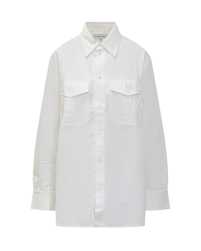 [MARINE SERRE] Shirts Long Sleeve SS25 USI022A WH20