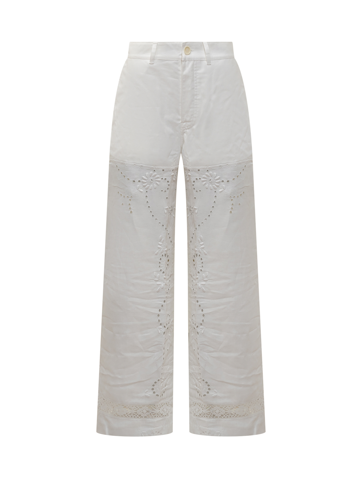 [MARINE SERRE] Trousers SS25 UPA056A WH10